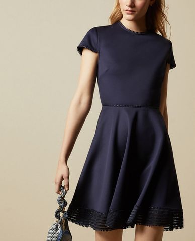  TED BAKER - Đầm mini tay ngắn cổ tròn Rohdia 