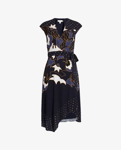  TED BAKER - Đầm mini cổ V tay ngắn Saretti Masquerade 