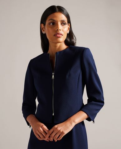  TED BAKER - Áo khoác croptop nữ tay dài Michah 