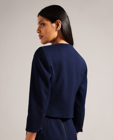  TED BAKER - Áo khoác croptop nữ tay dài Michah 