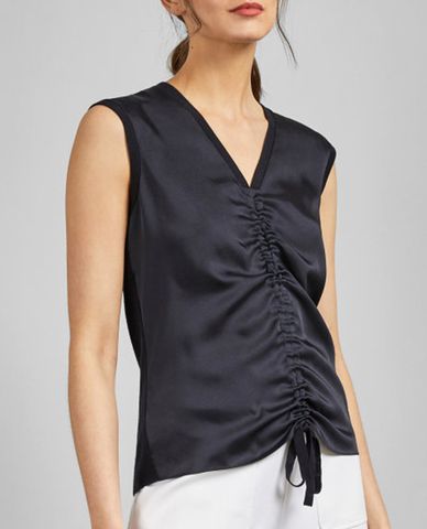  TED BAKER - Áo kiểu nữ sát nách cổ V Polii 