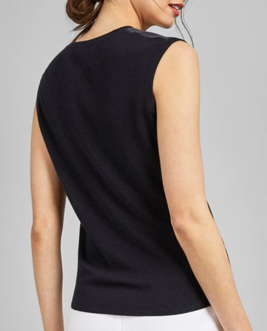  TED BAKER - Áo kiểu nữ sát nách cổ V Polii 