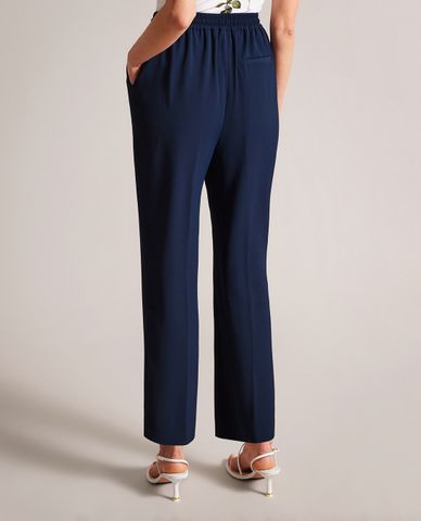  TED BAKER - Quần nữ ống đứng lưng thun Laurai 