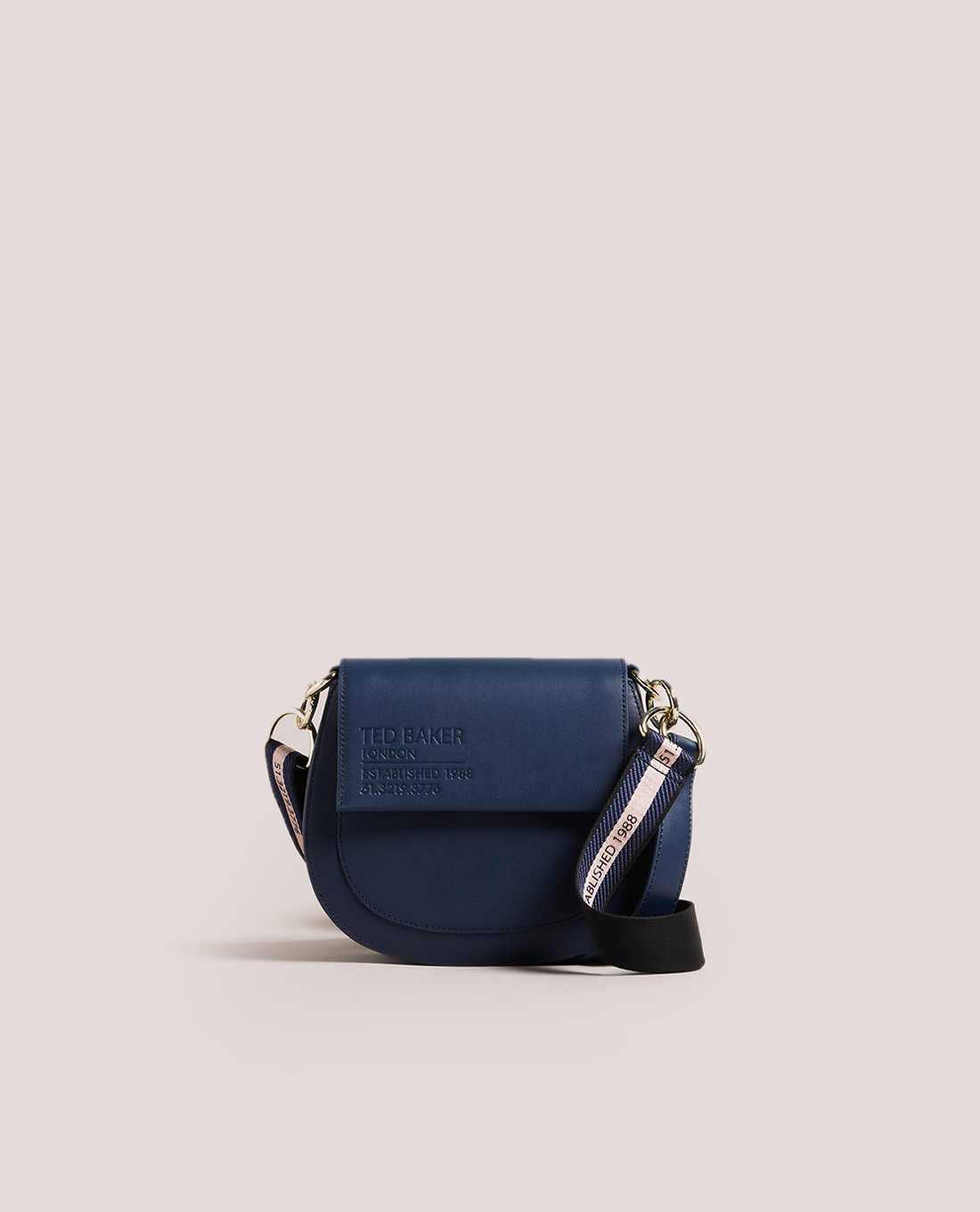 TED BAKER - Túi đeo chéo nữ hình bán nguyệt Darcell