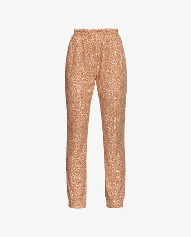  PINKO - Quần nữ ống đứng lưng thun Accaparrare 