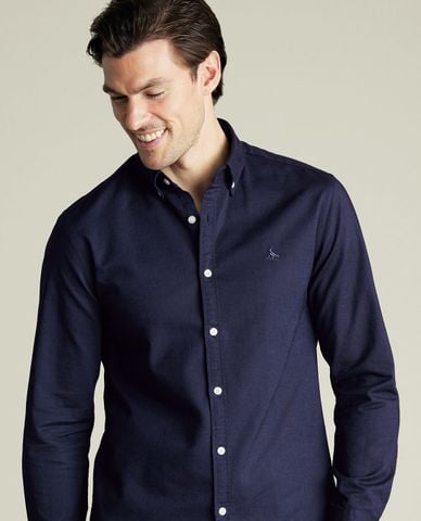  CHARLES TYRWHITT - Áo sơ mi nam cổ bẻ tay dài Oxford 