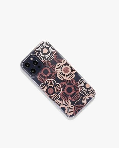  COACH - Ốp lưng điện thoại dành cho iPhone 13 Pro Tea Rose 