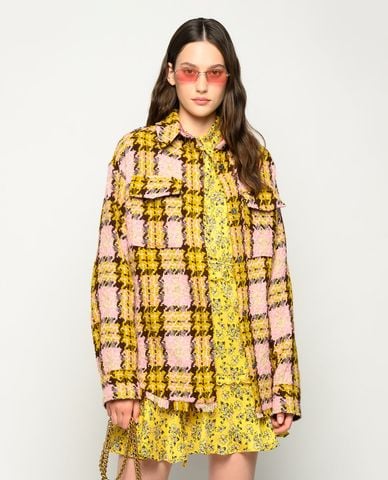  PINKO - Áo sơ mi nữ tay dài Tartano 