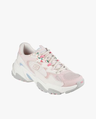  SKECHERS - Giày sneakers nữ cổ thấp Stamina V2 