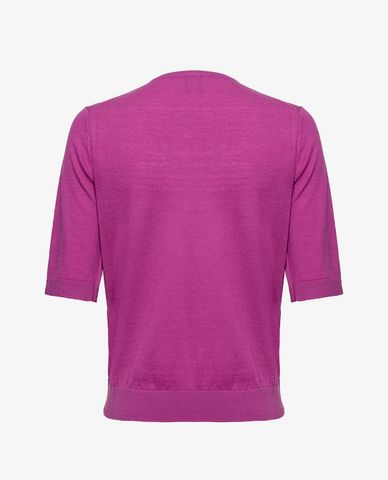  PINKO - Áo sweater nữ tay lỡ cổ tròn Fashion 