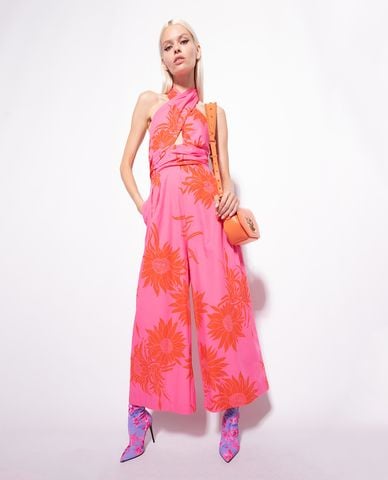  PINKO - Jumpsuits nữ sát nách cổ yếm Tardivo 