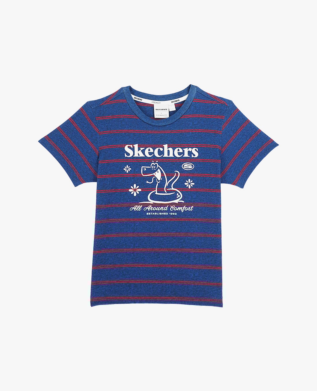 SKECHERS - Áo thun bé trai cổ tròn tay ngắn