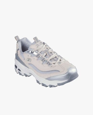  SKECHERS - Giày sneakers nữ cổ thấp D'Lites Chromatic 