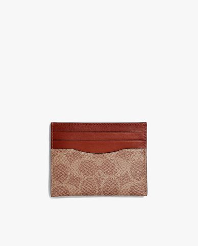 COACH - Ví đựng thẻ nam Signature Canvas 