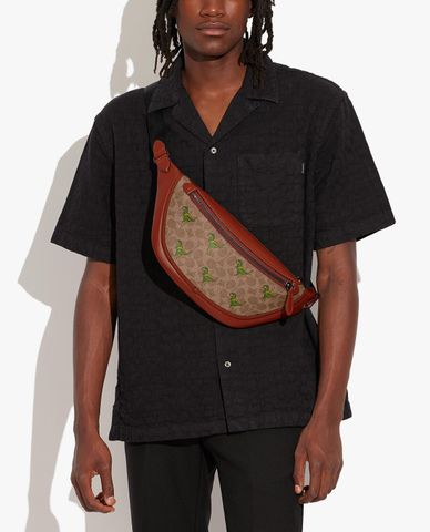  COACH - Túi bao tử nam hình khủng long trẻ trung 