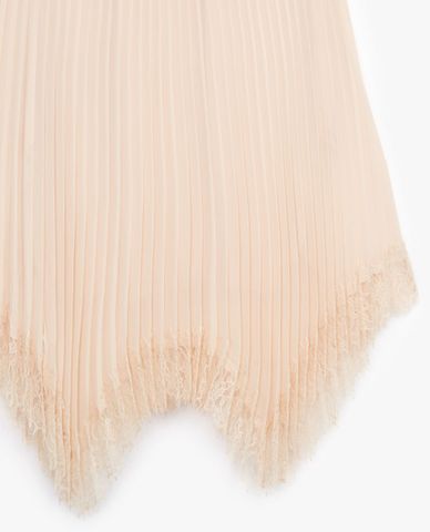  THE KOOPLES - Chân váy midi Long Pleated With Lace 
