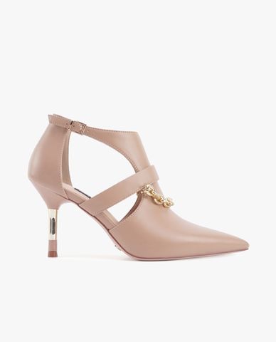  NINE WEST - Giày cao gót nữ bít mũi phối xích Marsel 