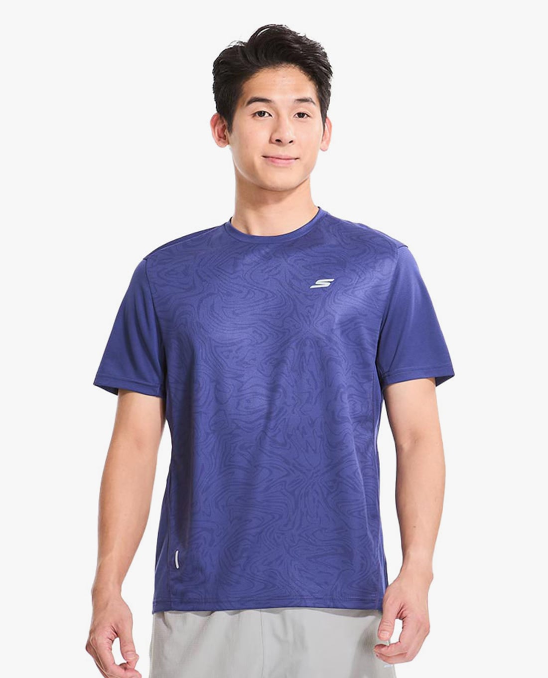 SKECHERS - Áo thun thể thao nam cổ tròn tay ngắn Performance