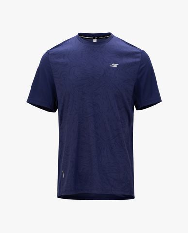  SKECHERS - Áo thun thể thao nam cổ tròn tay ngắn Performance 