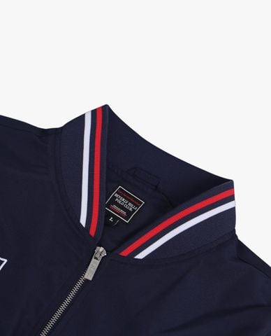  BEVERLY HILLS POLO CLUB - Áo khoác bomber nam tay dài bo gấu thời trang 