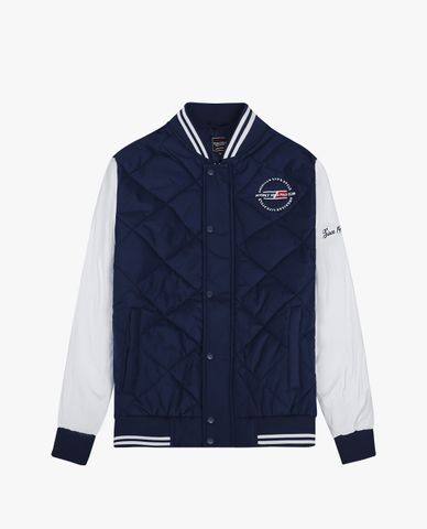  BEVERLY HILLS POLO CLUB - Áo khoác bomber nam phối nút thời trang 