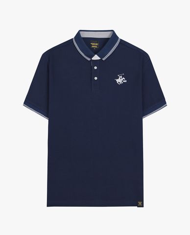  BEVERLY HILLS POLO CLUB - Áo polo nam cổ bẻ tay ngắn thời trang 