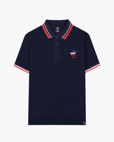  BEVERLY HILLS POLO CLUB - Áo polo nam cổ bẻ tay ngắn trẻ trung 