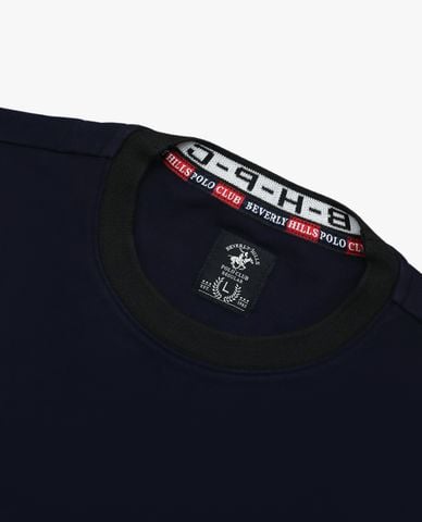  BEVERLY HILLS POLO CLUB - Áo thun nam cổ tròn tay ngắn trẻ trung 