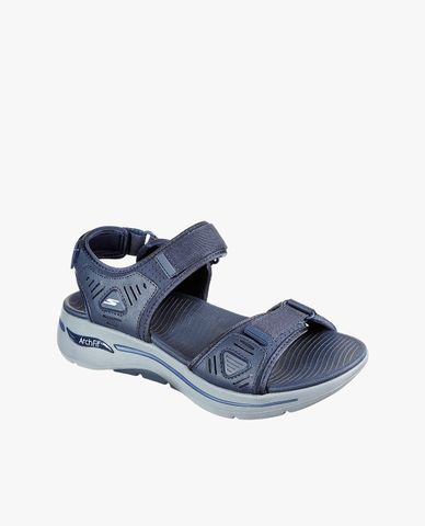  SKECHERS - Giày sandals nam quai ngang GO WALK Arch Fit 