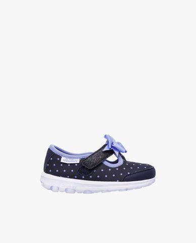  SKECHERS - Giày slip on bé gái GoWalk Dotty Dazzle 