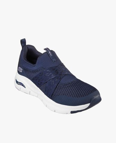  SKECHERS - Giày sneakers nữ cổ thấp Arch Fit 