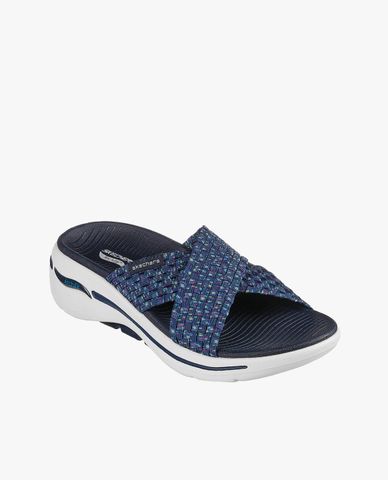  SKECHERS - Dép nữ quai chéo GO WALK Arch Fit 