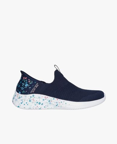  SKECHERS - Giày slip on nữ hoạ tiết hoa nhí Sport Ultra Flex 3.0 