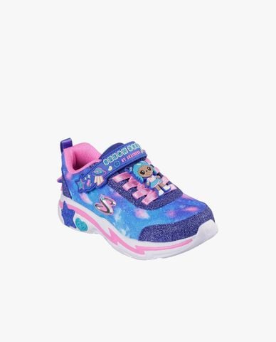  SKECHERS - Giày sneakers bé gái cổ thấp Snuggle 