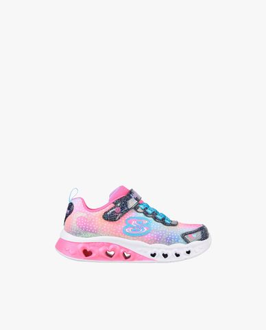  SKECHERS - Giày sneakers bé gái cổ thấp Flutter Heart Lights Simply Love 