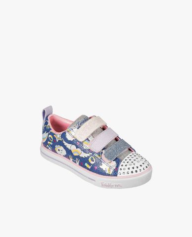  SKECHERS - Giày sneakers bé gái cổ thấp Sparkle Lite 