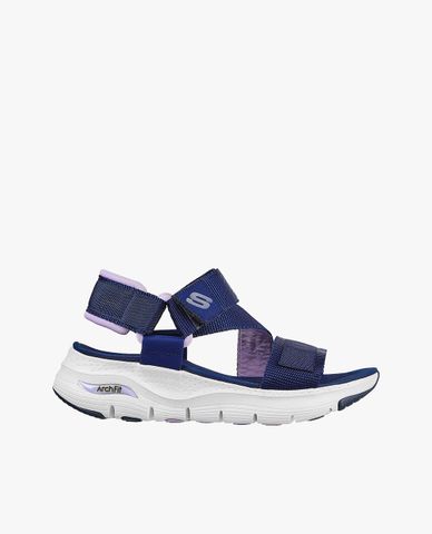  SKECHERS - Giày sandals nữ quai ngang Arch Fit Pop Retro 