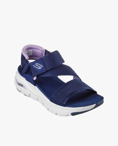  SKECHERS - Giày sandals nữ quai ngang Arch Fit Pop Retro 