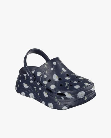  SKECHERS -  Giày clog nữ trang trí họa tiết Max Cushioning Foamies 