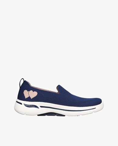  SKECHERS - Giày slip on nữ GO WALK Arch Fit Lovely Heart 