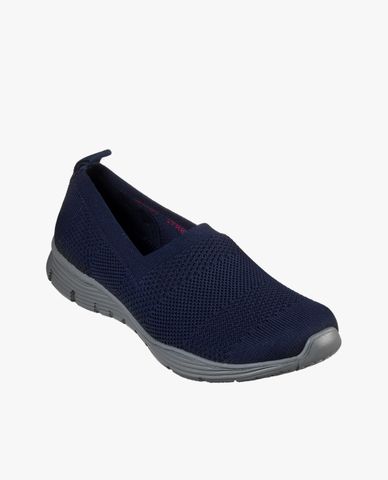  SKECHERS - Giày slip on nữ Seager Athletic 