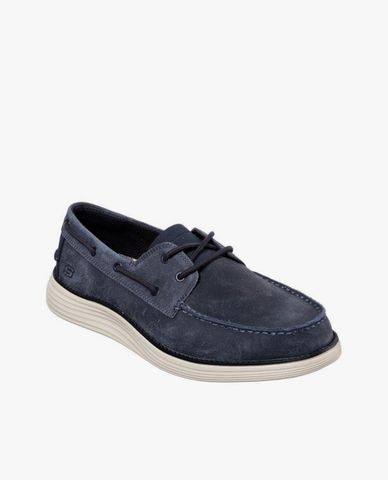  SKECHERS - Giày lười nam phối dây Status Former 