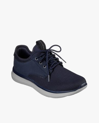  SKECHERS - Giày sneaker nam phối dây Delson 2 Weslo 