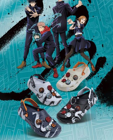  SKECHERS - Giày clog nam Foamies Surge x Jujutsu Kaisen 