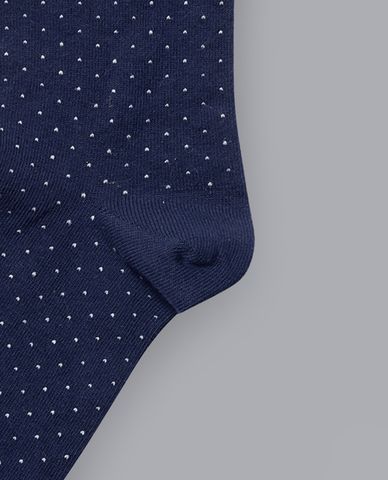  CHARLES TYRWHITT - Vớ cổ cao nam thời trang Micro Dash 