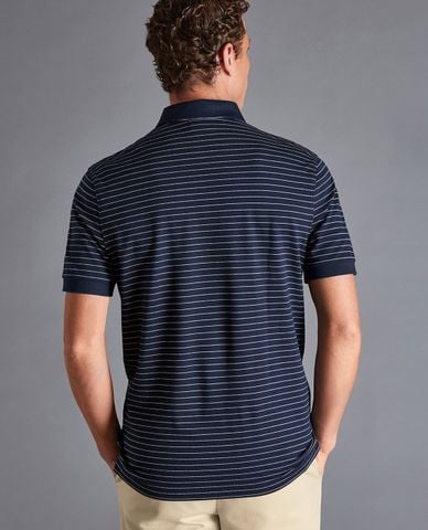  CHARLES TYRWHITT - Áo polo nam cổ bẻ tay ngắn Tyrwhitt Pique 