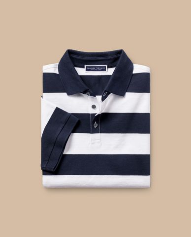  CHARLES TYRWHITT - Áo polo nam cổ bẻ tay ngắn Tyrwhitt Pique 