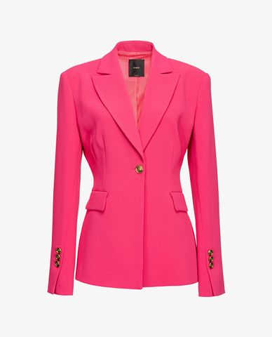  PINKO - Áo blazer nữ tay dài 1 nút cài Evelina 