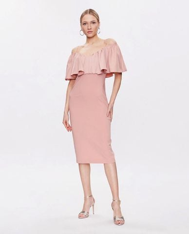  PINKO - Đầm trễ vai midi LA Carlota 