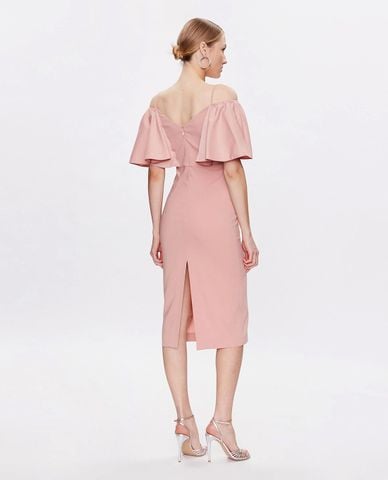  PINKO - Đầm trễ vai midi LA Carlota 